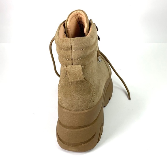 Steve Madden - Husky Leather Platform Boot - 10 - Picture 4 of 9